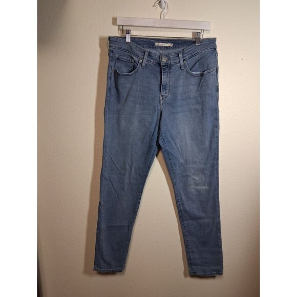 VTG Levi's Strauss 311 Shaping Skinny Denim Blue Jeans Women's Size 16W AL1 - Picture 1 of 9
